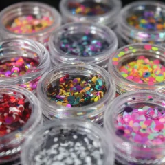 Glitters Confeti encapsulado x 12 u (2 tonos)