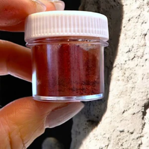 Polvo rojo cromo strasslashes