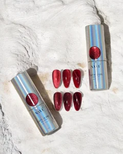 Esmalte ojo de gato Navi Diamond rojo
