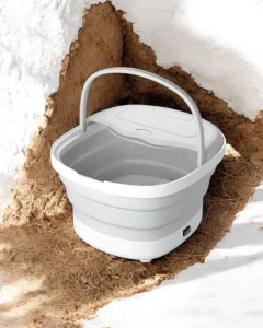 Cubeta para pies plegable