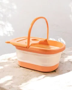 Cubeta para pies plegable osito