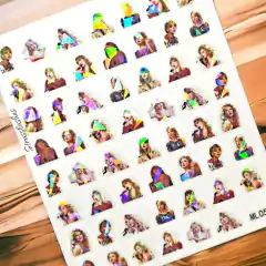 Sticker adhesivo para uñas Taylor Swift
