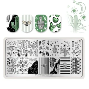 Placa stamping passionate desert