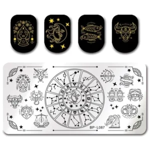 Placa stamping signos zodiacal