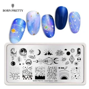 Placa stamping outer space