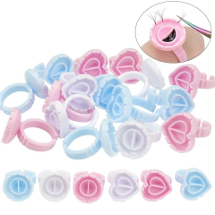 Anillos para pegamento y abanico x 100u