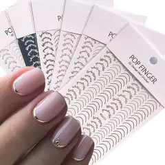 Stickers Adhesivos cintas x 1u (2 colores)