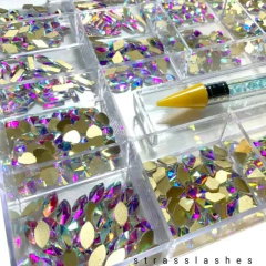 Kit caja de cristales x 500u