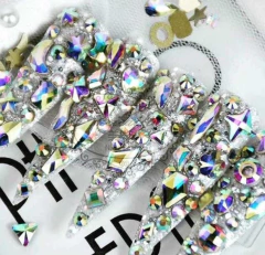 Cristales de Formas AB y BLANCOS 50u