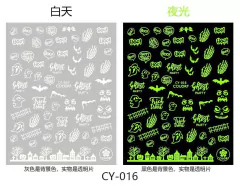 Sticker Halloween - brillan en la oscuridad